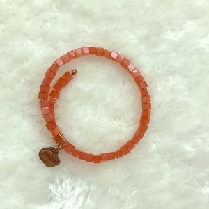 Alex and ani tangerine wrap bracelet